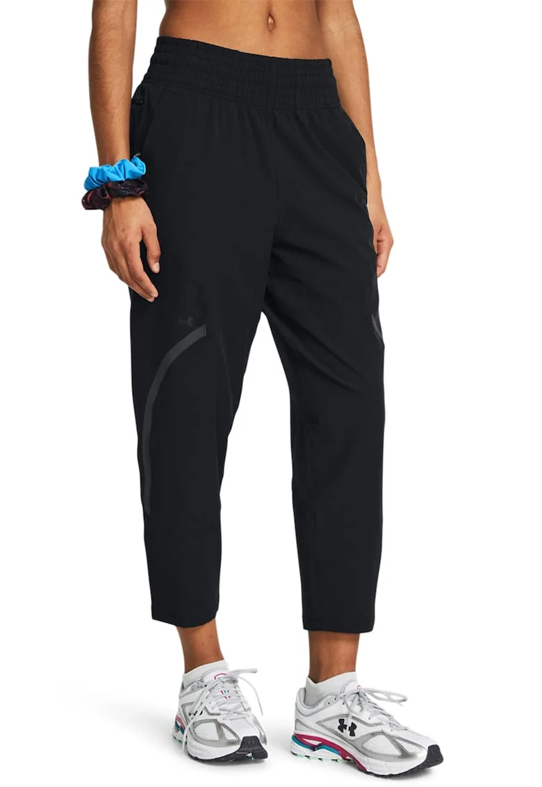 Pantaloni din material rezistent la apa, pentru antrenament Unstoppable, Negru