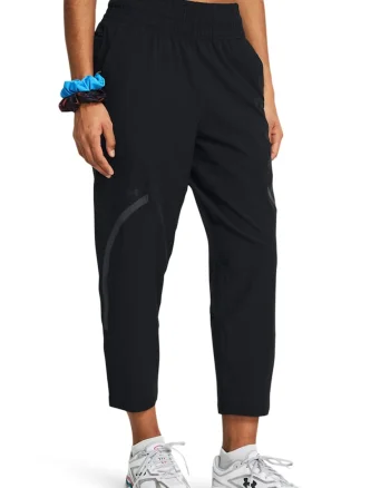 Pantaloni din material rezistent la apa, pentru antrenament Unstoppable, Negru