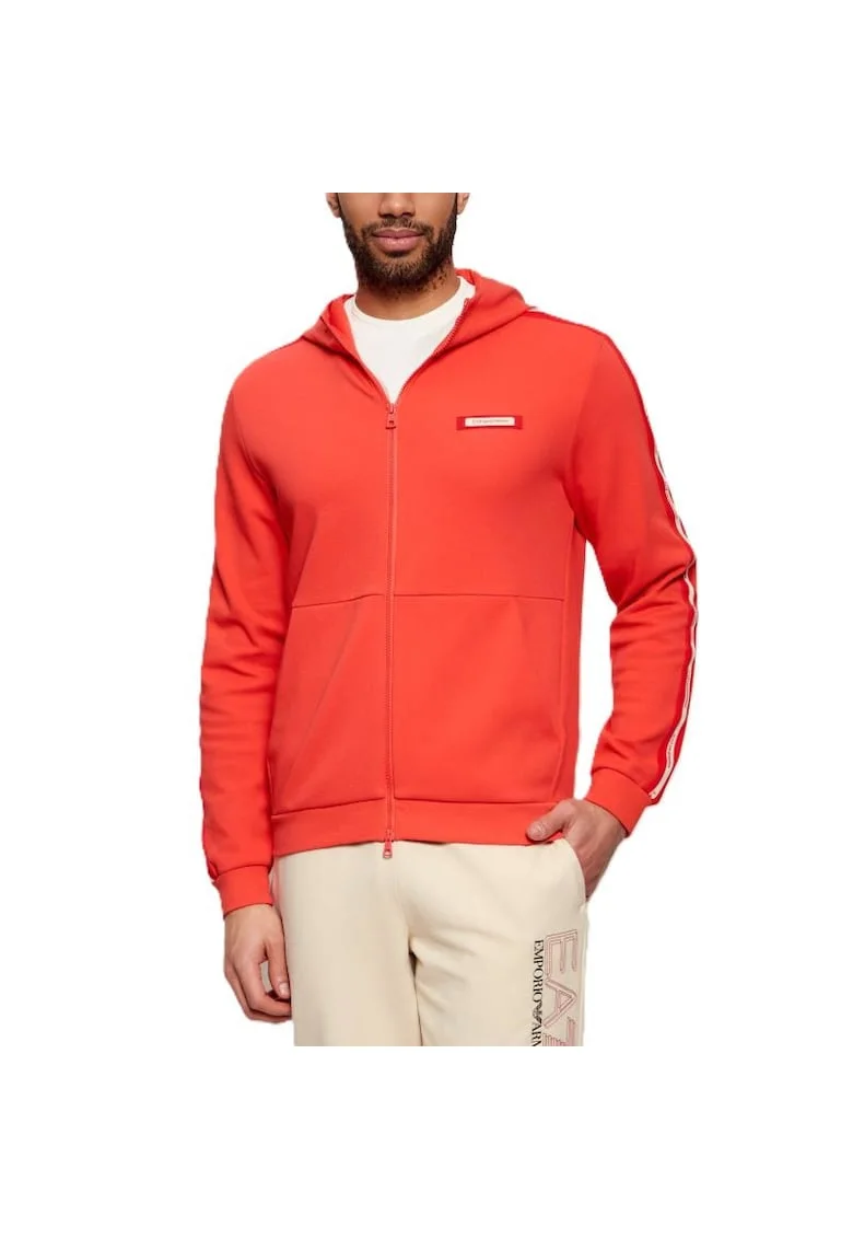 Bluza cu fermoar  TRAIN LOGO SERIES MAN HOODIE FZ CO PL TAPE-7M001480-AF12660-U5003