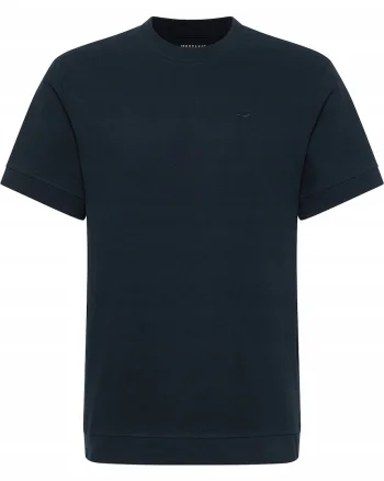 Tricou Barbati,  Allentown, Regular Fit, Maneca Scurta, Decolteu Rotund, Cu Logo, Bumbac, Design Clasic, M INTL, Albastru
