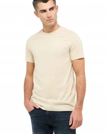 Tricou Regular Fit Maneca Scurta, Bej