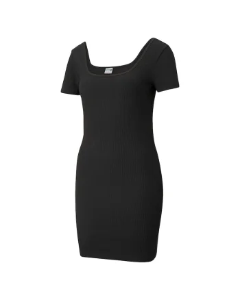 Rochie  Classics Square Neck Ribbed Dress 53161501