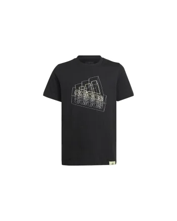 Tricou  Tech Table IW2476 Copii Negru, Negru