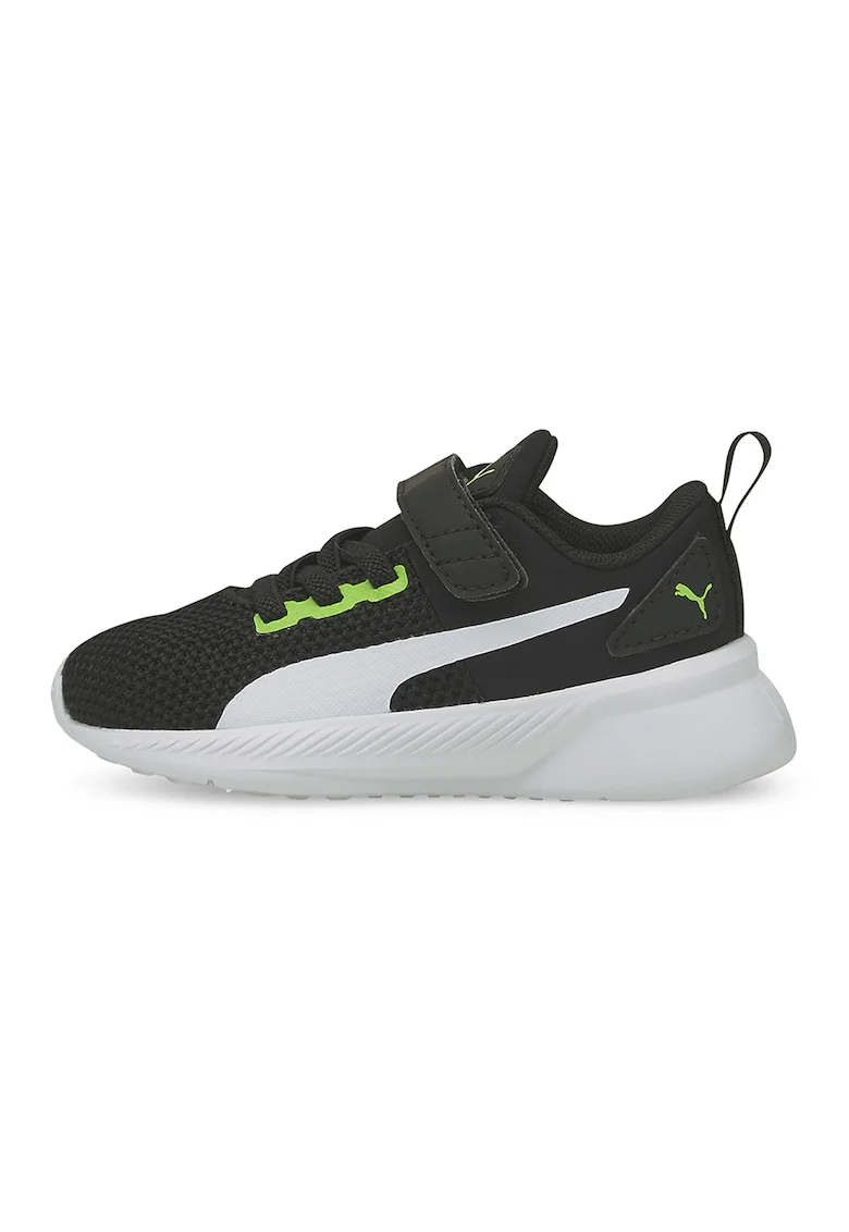 Pantofi cu velcro, pentru alergare Flyer Runner, Alb/Verde/Negru