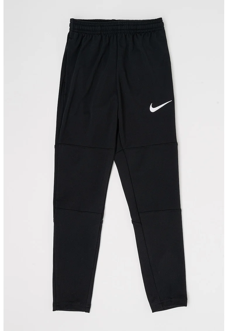 Pantaloni cu talie elastica pentru fotbal, Negru
