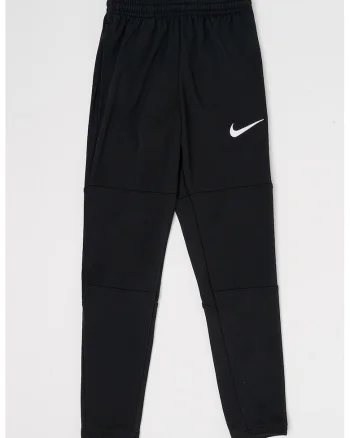 Pantaloni cu talie elastica pentru fotbal, Negru