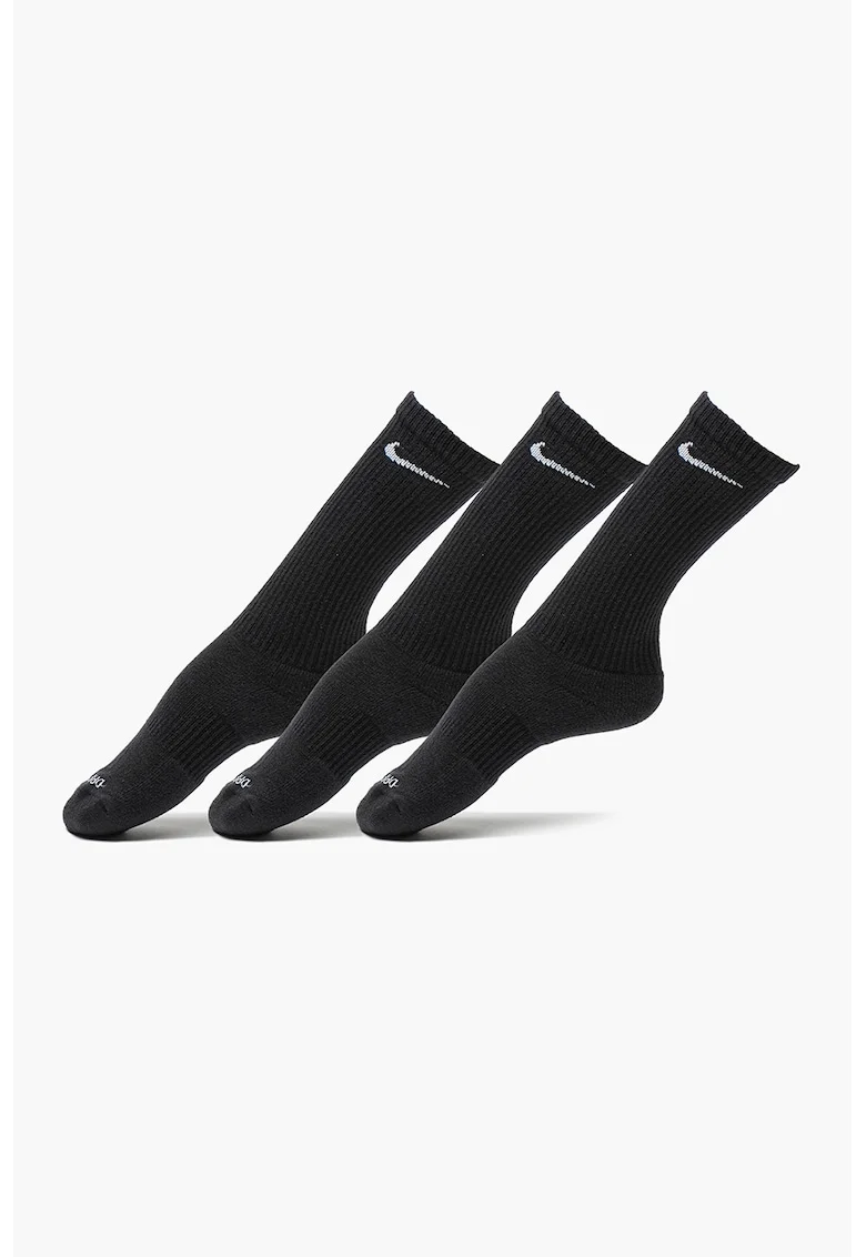 Set de sosete unisex pentru fitness Everyday Plus - 3 perechi, Negru