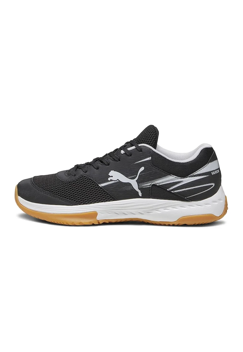 Pantofi pentru handbal Varion II, Negru stins/Alb murdar