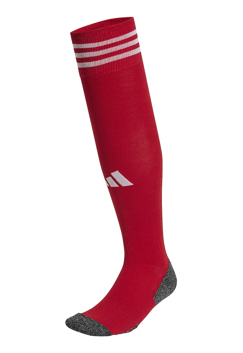 Sosete lungi peste genunchi, pentru fotbal Adi 23, Rosu/Alb/Negru
