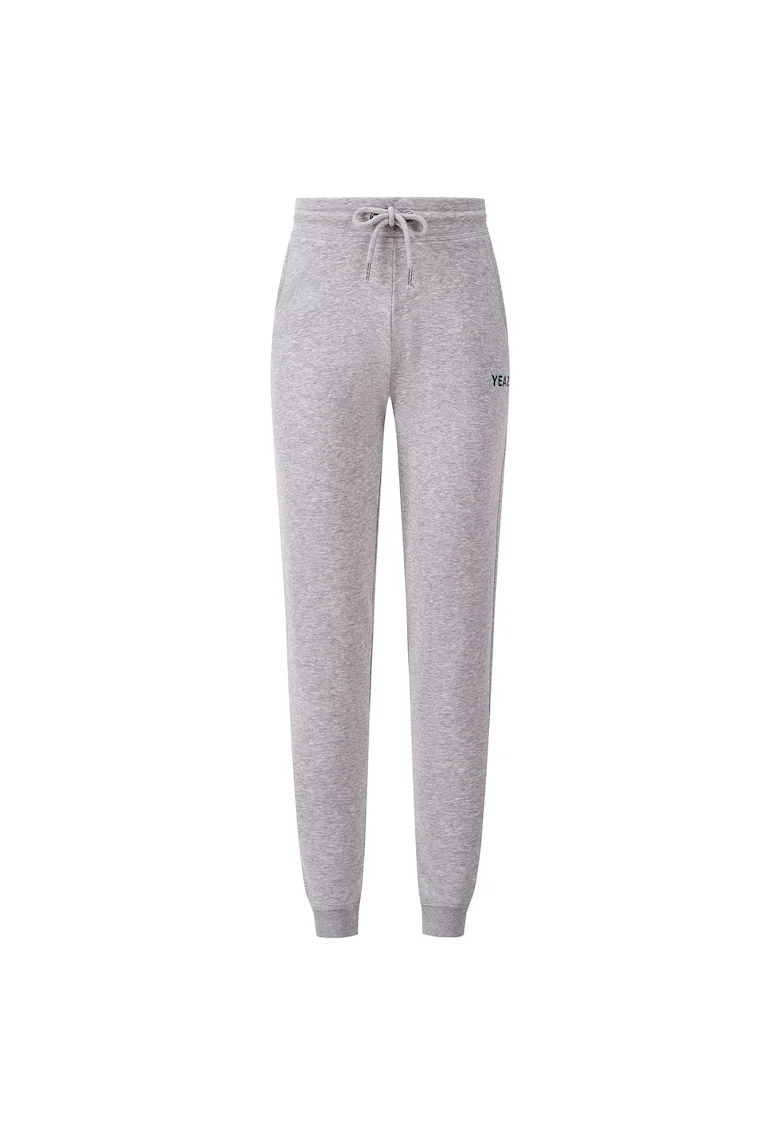 Pantaloni crop pentru fitness Chilax, Gri