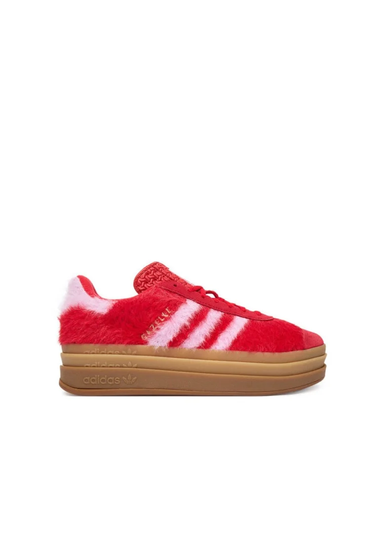 i dama Adidas Gazelle Bold, piele naturala, rosu