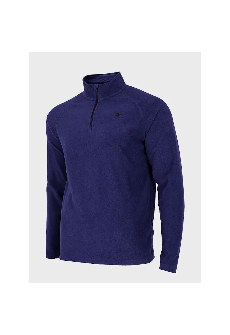 Hanorac sport pentru barbati  termoactiv, bleumarin, poliester, slim fit