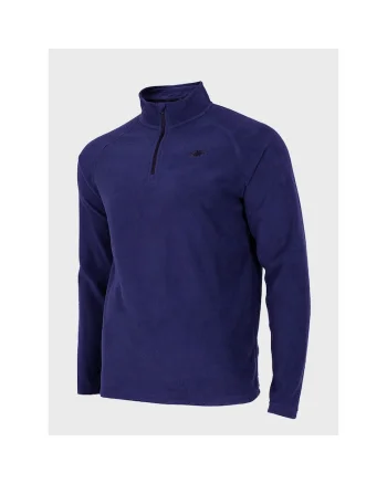 Hanorac sport pentru barbati  termoactiv, bleumarin, poliester, slim fit