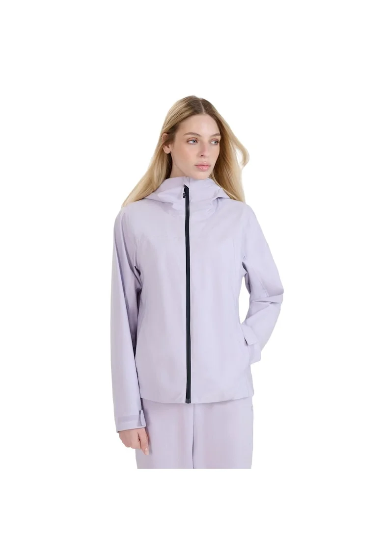 Geaca de tranzitie dama  violet, impermeabila NeoDry 5000, gluga reglabila, material sintetic