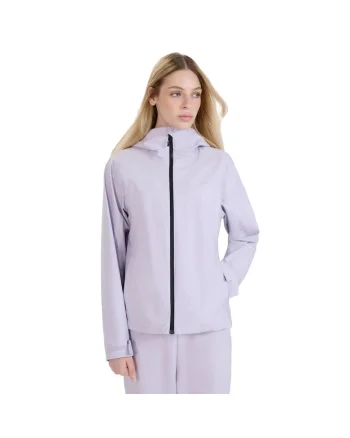 Geaca de tranzitie dama  violet, impermeabila NeoDry 5000, gluga reglabila, material sintetic