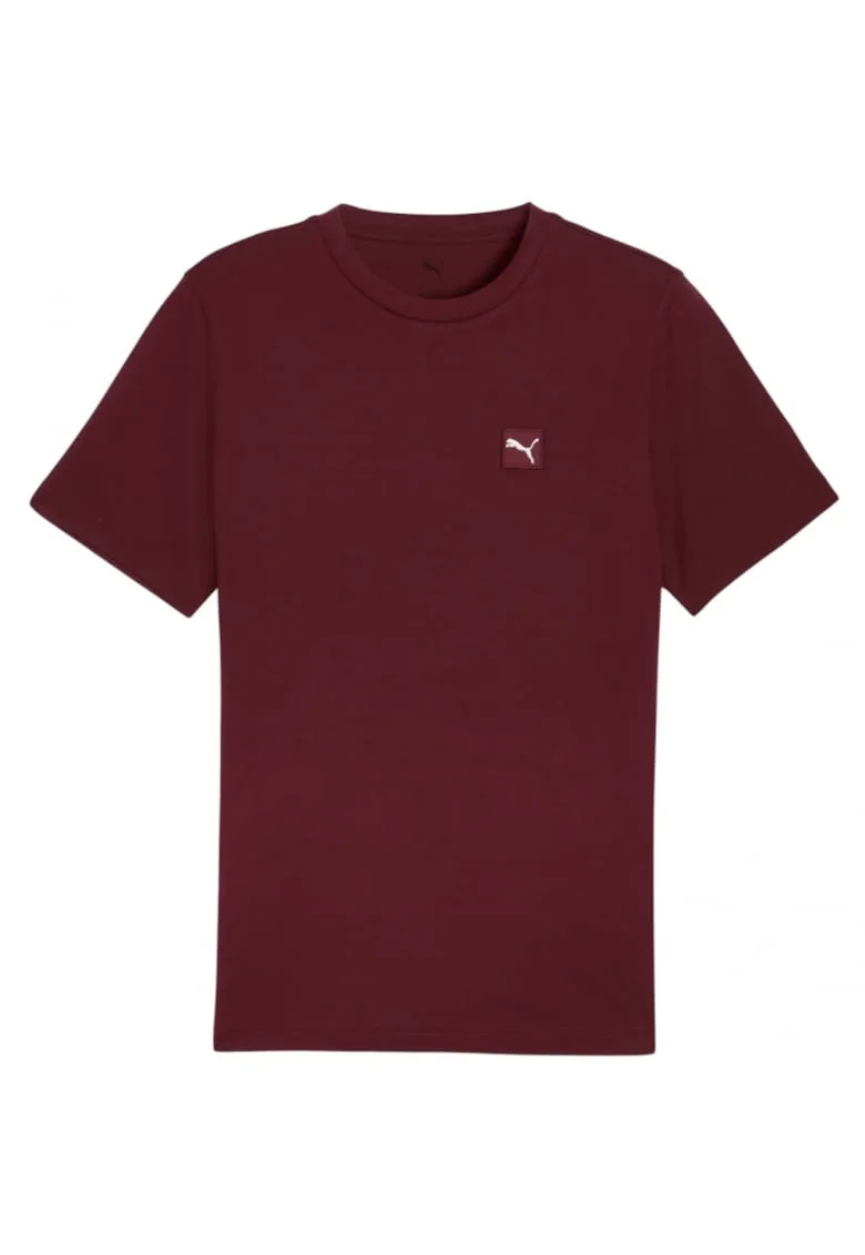 Tricou sport dama,  Ess Elevated Tee, bordeaux, 100% bumbac