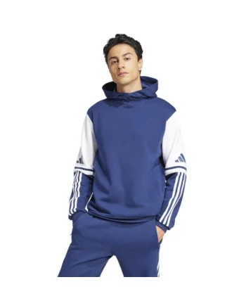 Hanorac sport barbati,  hanorac cu gluga, albastru, fara fermoar