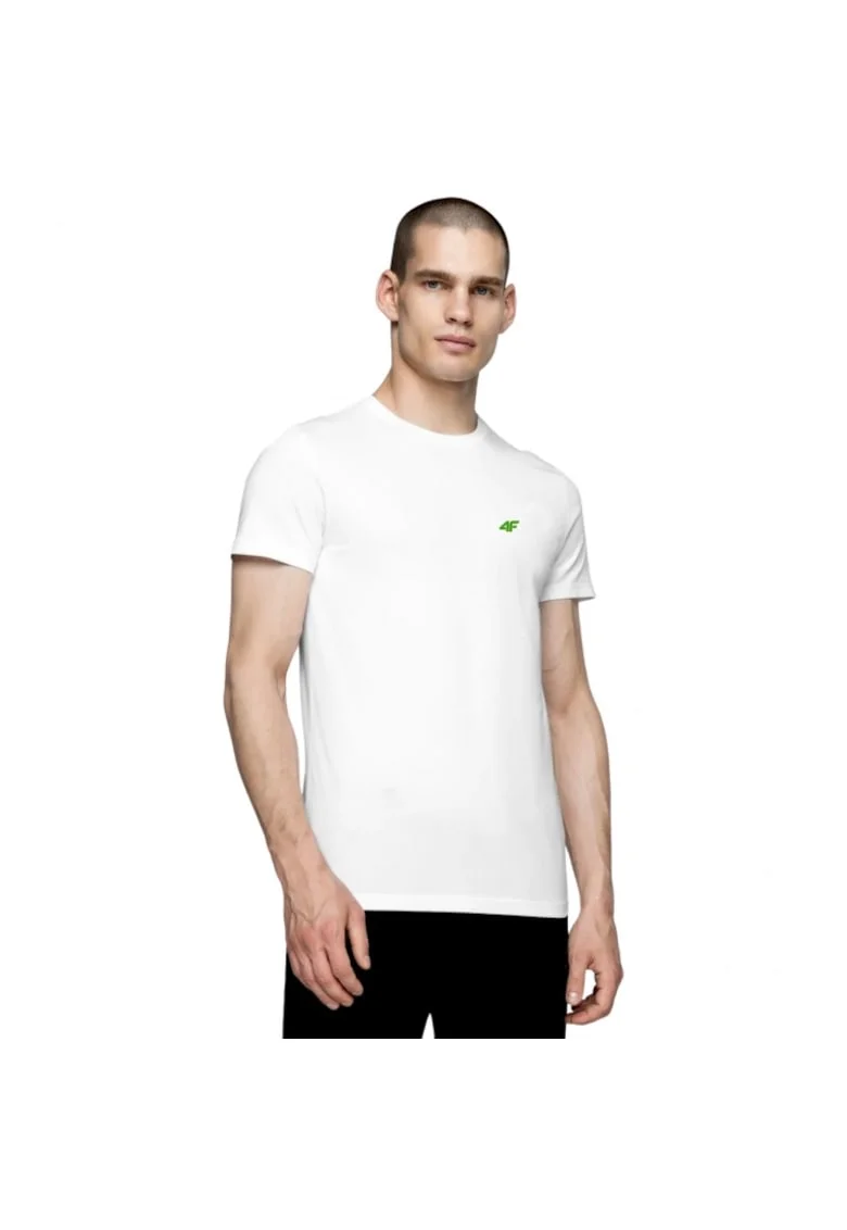 Tricou sport  alb, maneca scurta