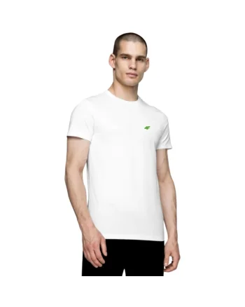 Tricou sport  alb, maneca scurta