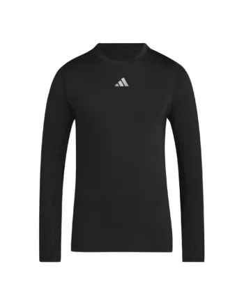 Tricou termic  fotbal, antrenament, negru,