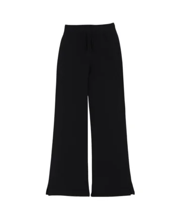 Pantaloni evazati sport dama  negru