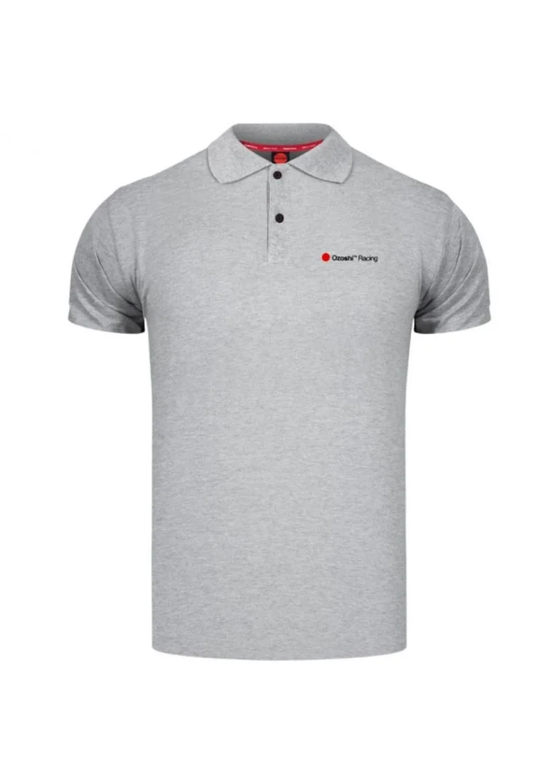 Tricou polo barbati  gri, bumbac, stil de viata,
