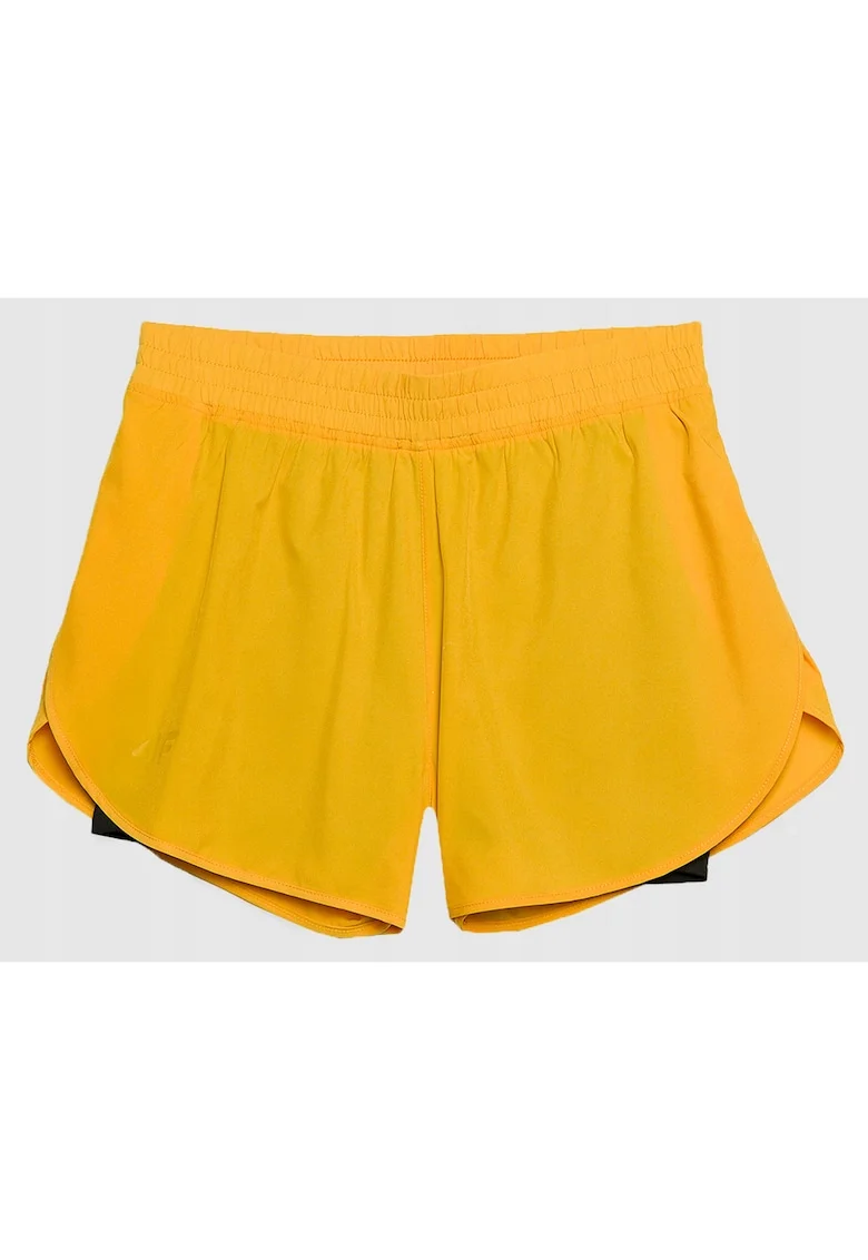 Pantaloni sport dama  pantaloni scurti antrenament, uscare rapida, portocaliu