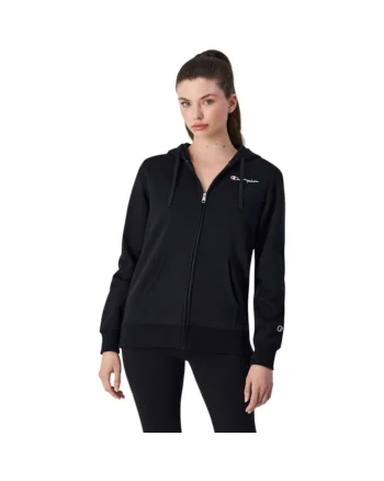 Hanorac sport dama  cu fermoar, negru, material confortabil