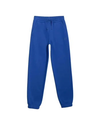 Pantaloni sport copii,  bumbac/poliester, albastru