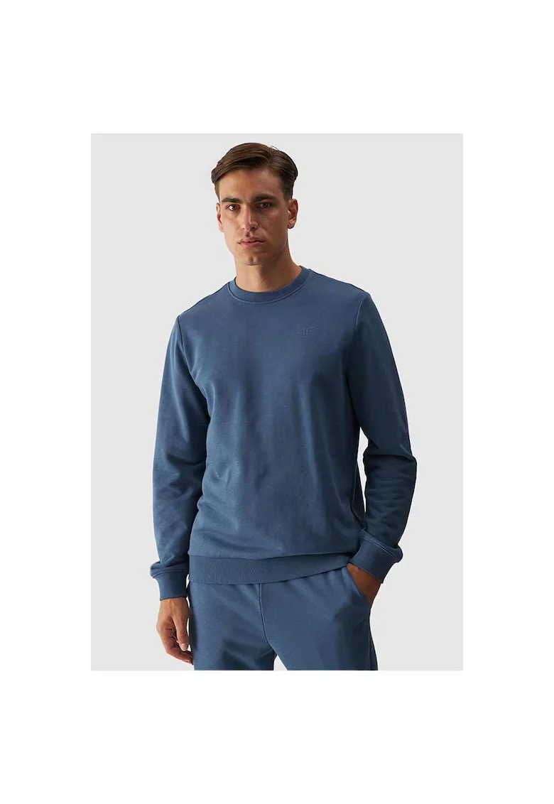 Bluza barbati  casual si sport, albastru, bumbac 80%