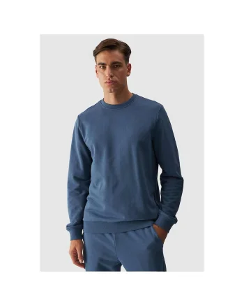 Bluza barbati  casual si sport, albastru, bumbac 80%