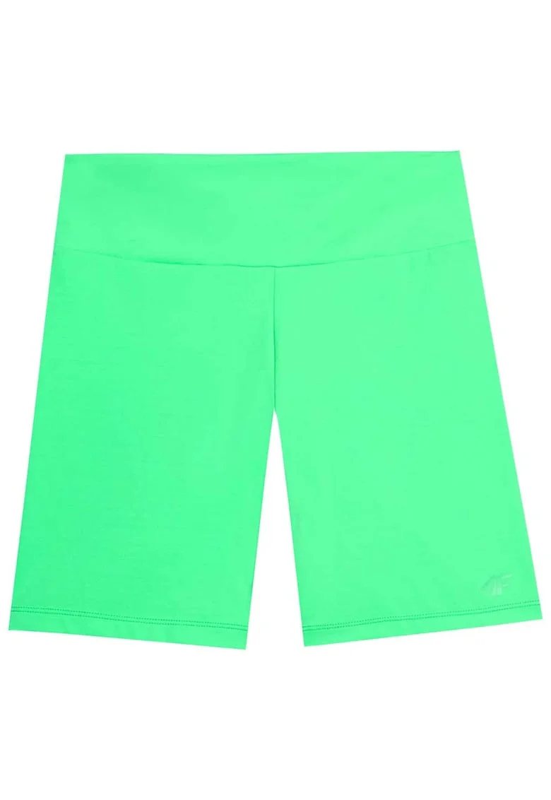 Colanti scurti sport dama WSS24TTIGF151, 4F, Poliamida/Elastan, Verde