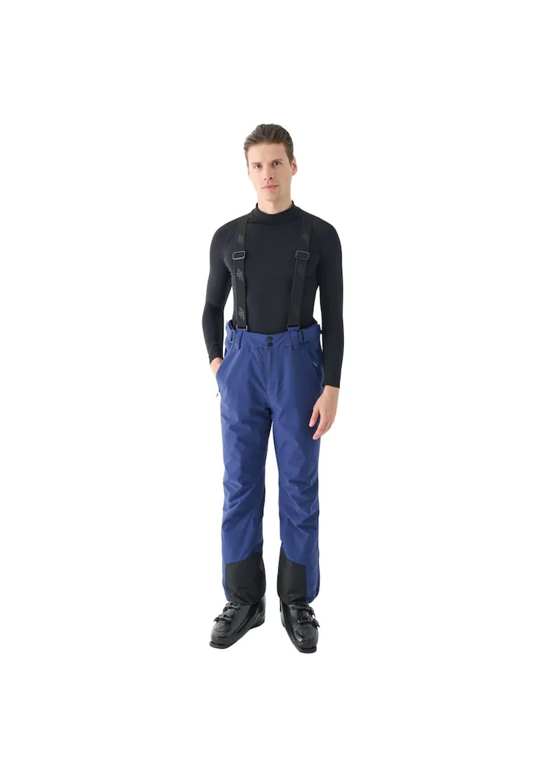 Pantaloni sport barbatesti  M0756, impermeabili, bleumarin, poliester