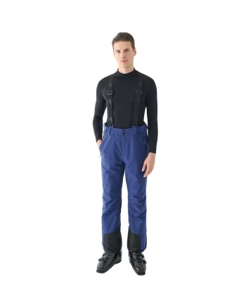 Pantaloni sport barbatesti  M0756, impermeabili, bleumarin, poliester