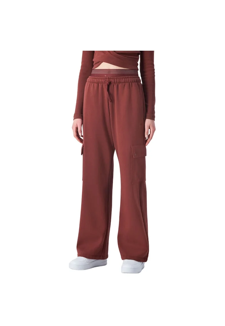 Pantaloni cargo dama,  68599, Maro