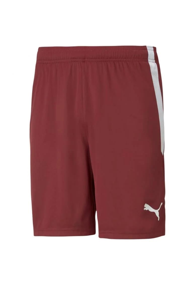 Pantaloni sport barbati,  Teamliga, rosu, material respirabil
