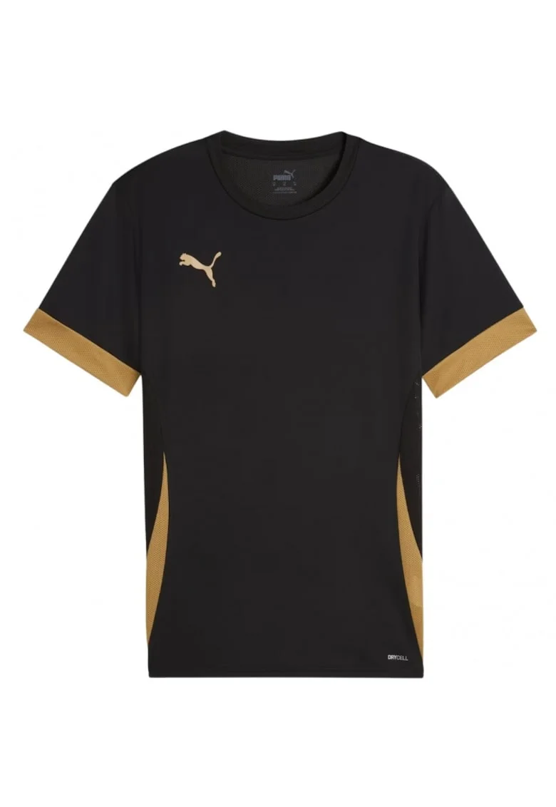 Tricou sport barbati,  Teamgoal Matchday, negru-auriu