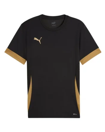 Tricou sport barbati,  Teamgoal Matchday, negru-auriu