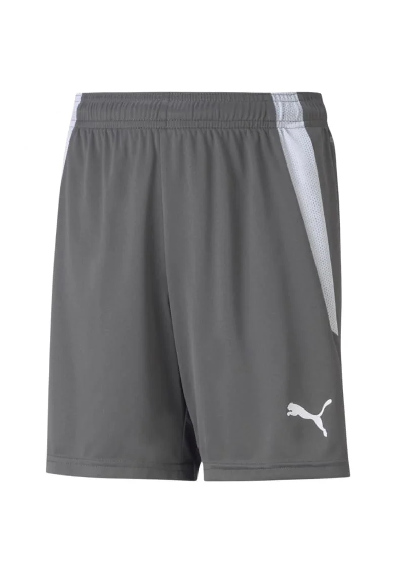 Pantaloni scurti copii,  Teamliga, croiala lejera, gri/argintiu