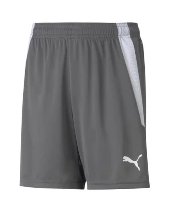 Pantaloni scurti copii,  Teamliga, croiala lejera, gri/argintiu