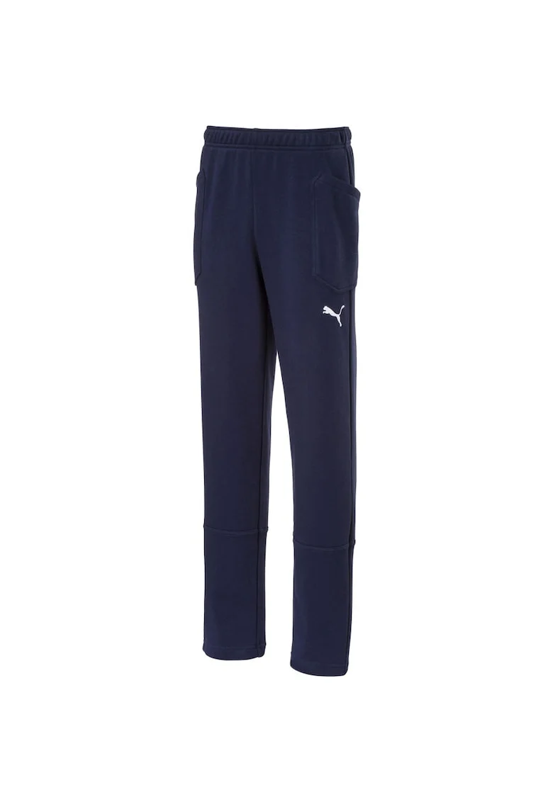 Pantaloni sport copii  Liga Casual, bumbac/poliester, bleumarin,