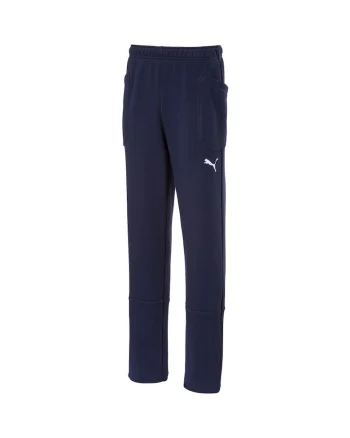 Pantaloni sport copii  Liga Casual, bumbac/poliester, bleumarin,