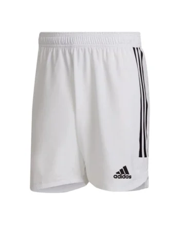 Pantaloni scurti sport barbati  Condivo 22, albi, material reciclat, talie elastica