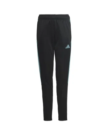 Pantaloni sport copii,  Tiro 23 Club Training, negru, material respirabil