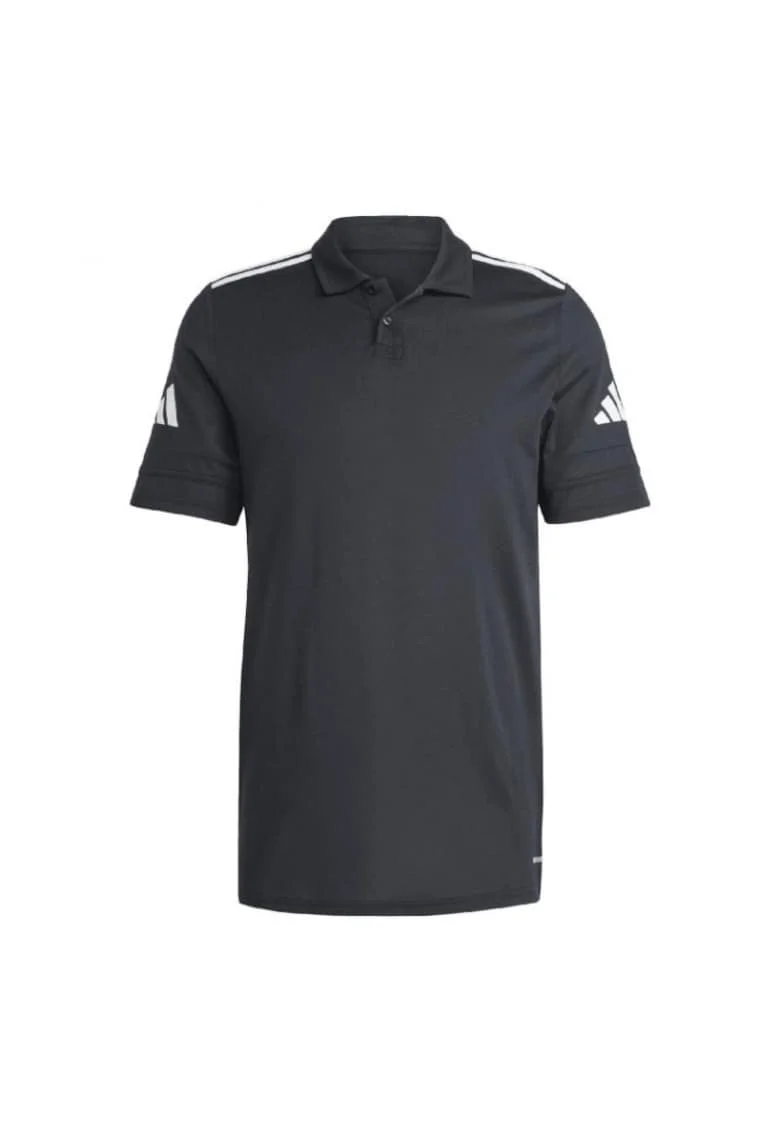 Tricou polo  fotbal, gri, scurt