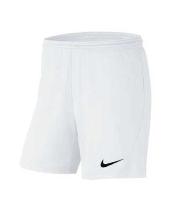 Pantaloni scurti sport,  Park III, tehnologie DRI-FIT, alb, poliester