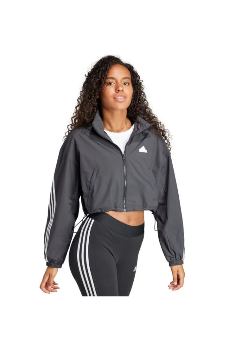 Geaca sport dama,  Fi 3s Wnd Wb W Is3660, poliester, gri,