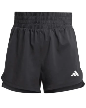 Pantaloni scurti sport dama  Pacer, alb/negru,
