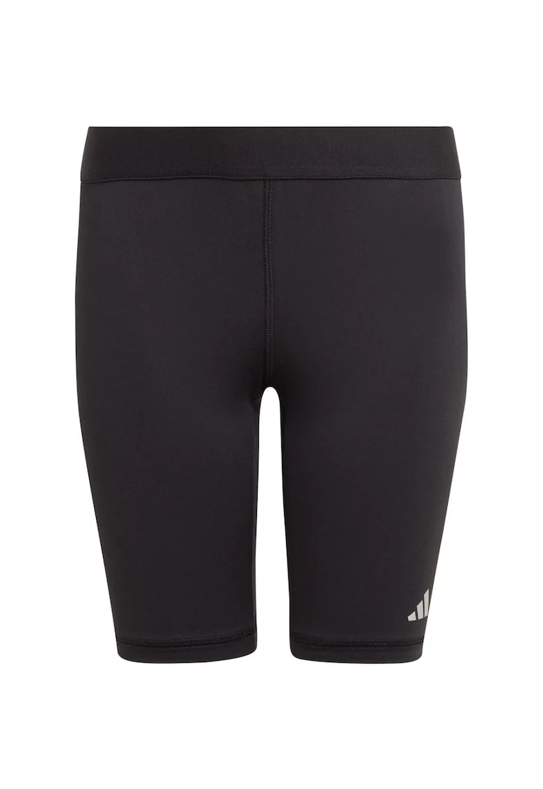 Pantaloni sport copii,  Techfit Aeroready, compresivi, negri, poliester reciclat,