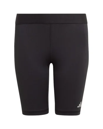 Pantaloni sport copii,  Techfit Aeroready, compresivi, negri, poliester reciclat,
